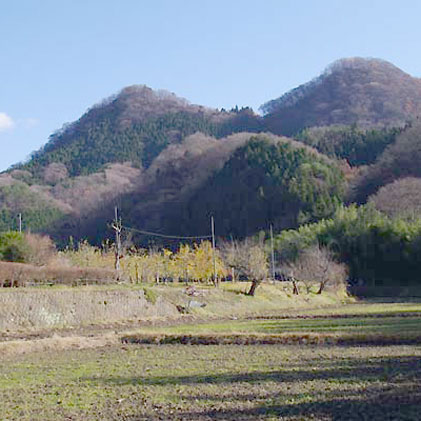 月居山 と 袋田ノ滝