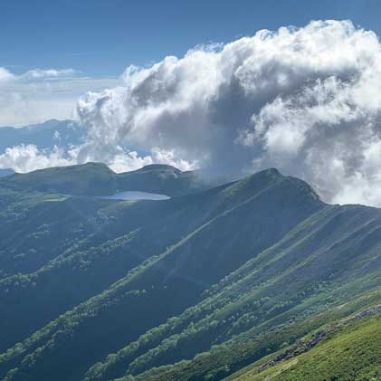 朝日岳＝雪倉岳＝白馬岳 縦走