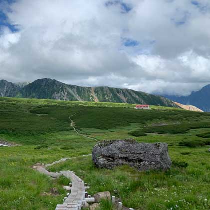 薬師岳=五色ヶ原 縦走